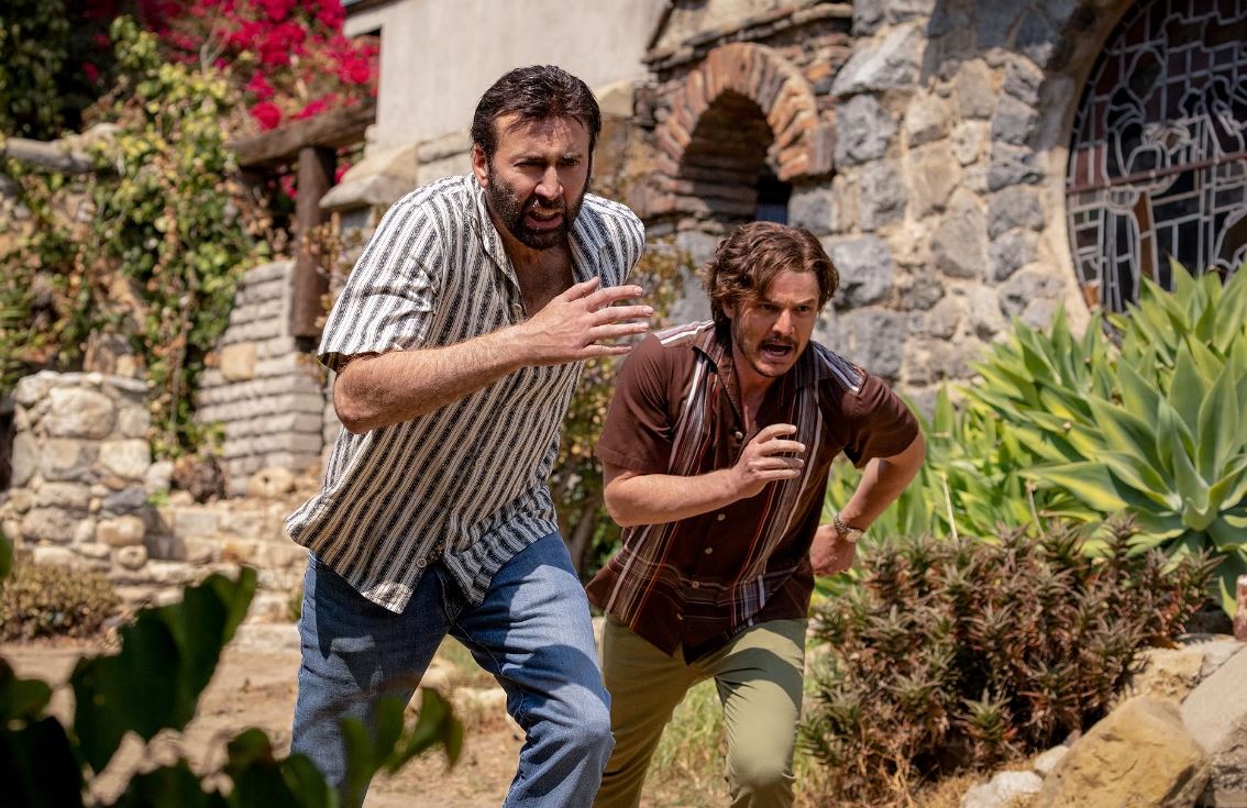 Pedro Pascal and Nicholas Cage