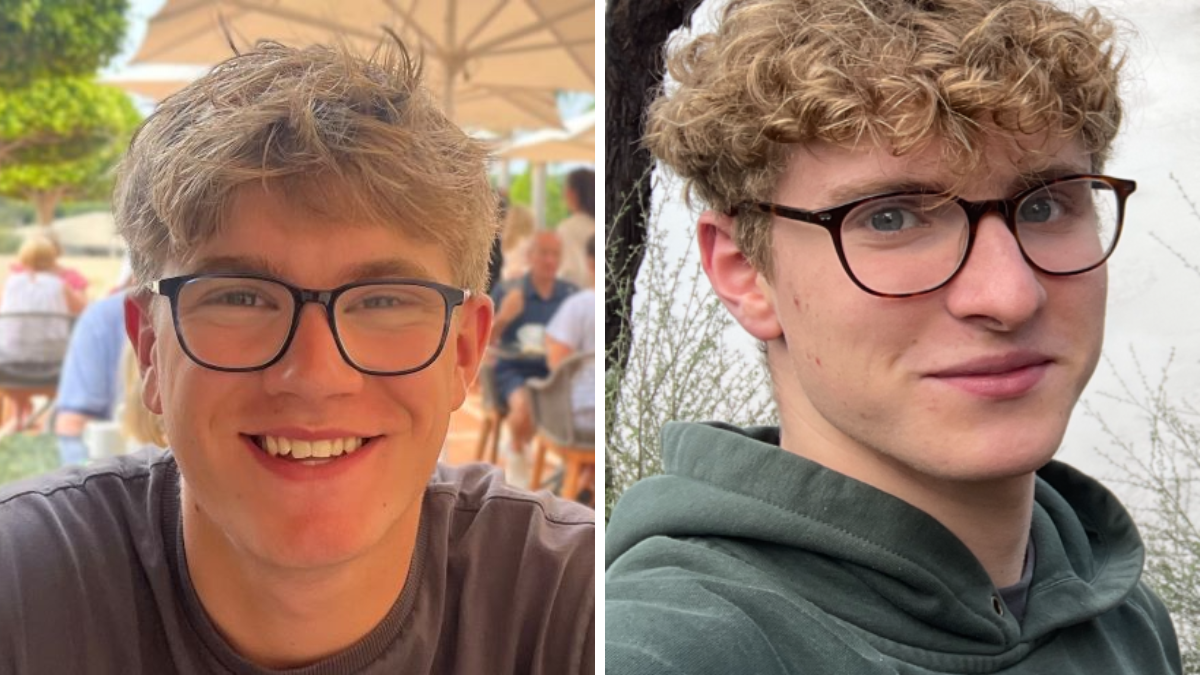 Harrison Carter, 18, and George Stephenson, 17